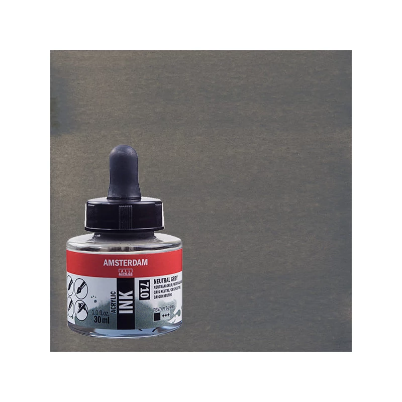 Talens Amsterdam akriltinta, 30 ml - 710, neutral grey