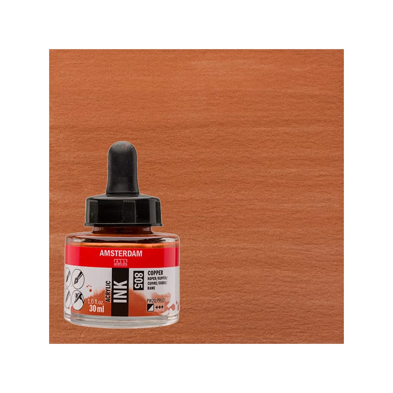 Talens Amsterdam akriltinta, 30 ml - 805, copper