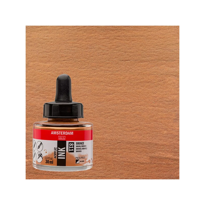 Talens Amsterdam akriltinta, 30 ml - 811, bronze