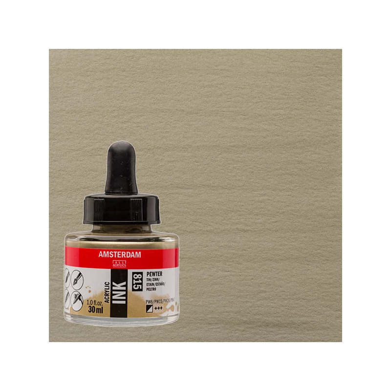 Talens Amsterdam akriltinta, 30 ml - 815, pewter