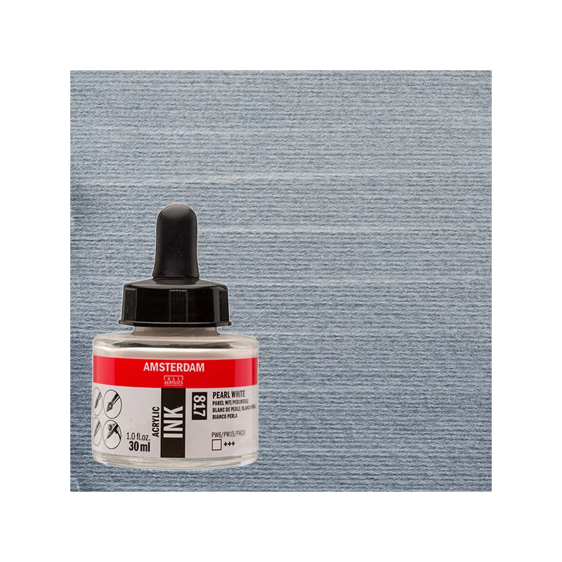 Talens Amsterdam akriltinta, 30 ml - 817, pearl white