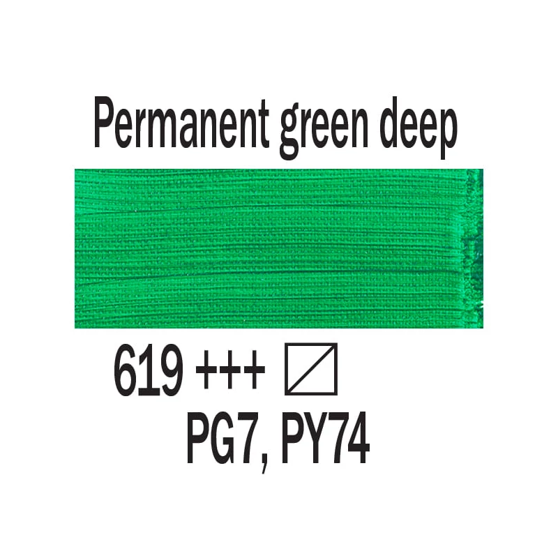 Talens Art Creation akrilfesték, 75 ml - 619, Permanent green deep