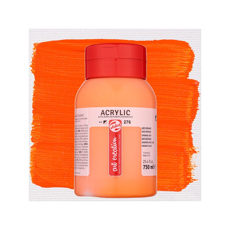 Talens Art Creation akrilfesték, 750 ml - 276, Azo orange