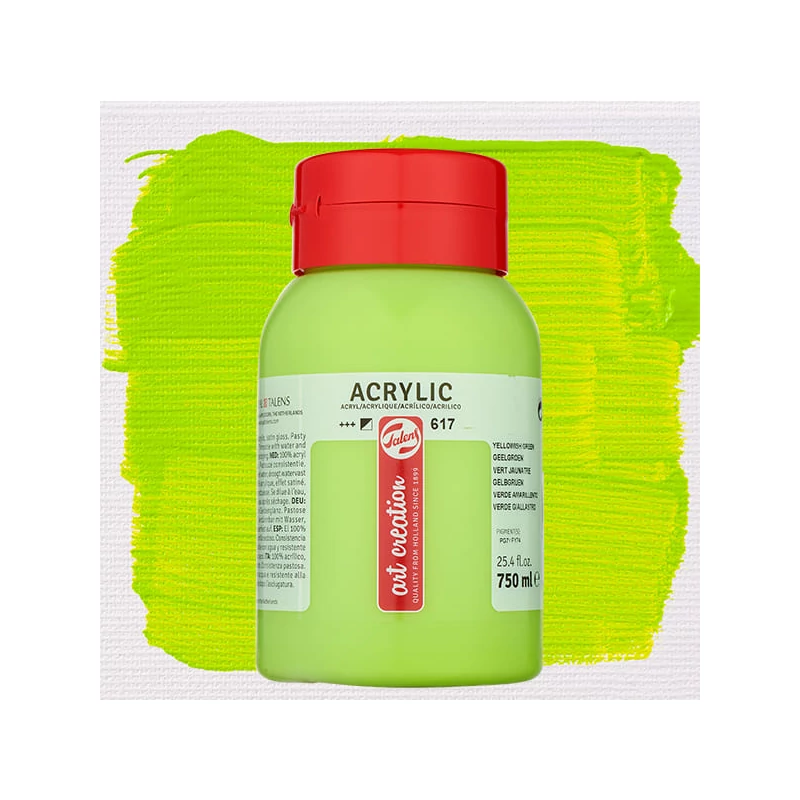 Talens Art Creation akrilfesték, 750 ml - 617, Yellowish green