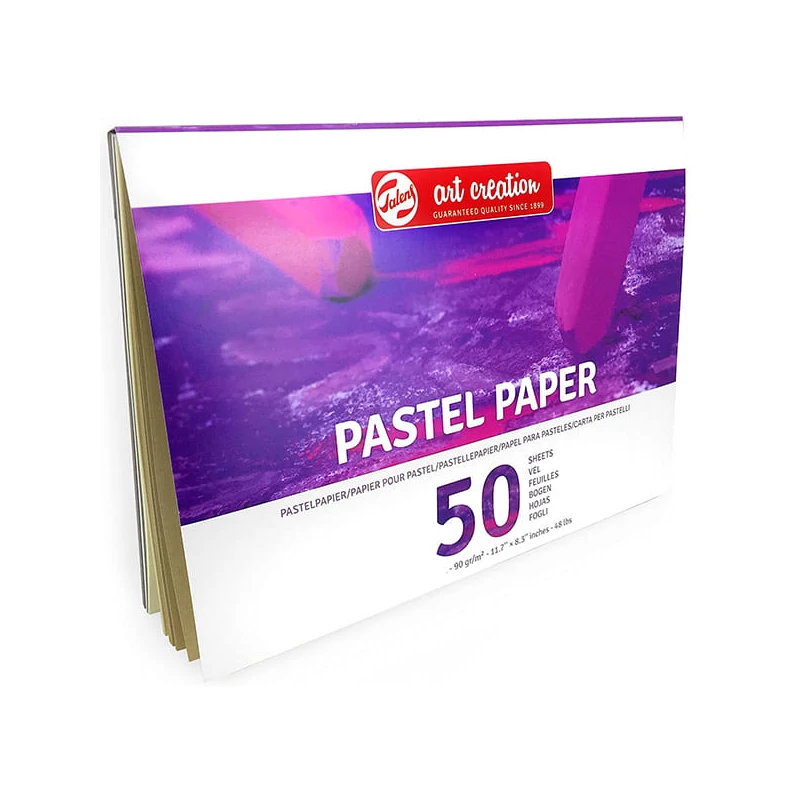 Talens Art Creation pasztellpapír tömb, 90 g, 50 lap - A3, színes