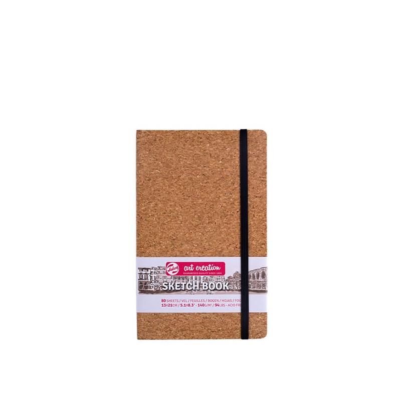 Talens Art Creation Sketch Book rajz- és vázlatfüzet, 140 g, 80 lap - 13x21 cm, parafa