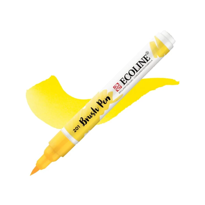 Talens Ecoline Brush Pen akvarell ecsetfilc - 201, light yellow