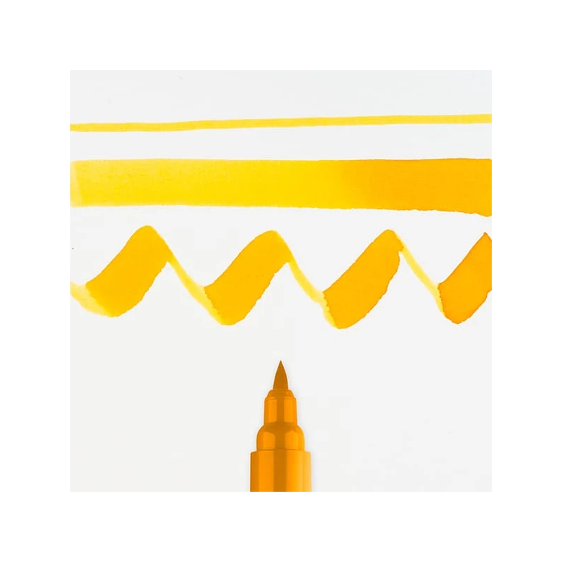 Talens Ecoline Brush Pen akvarell ecsetfilc - 202, deep yellow