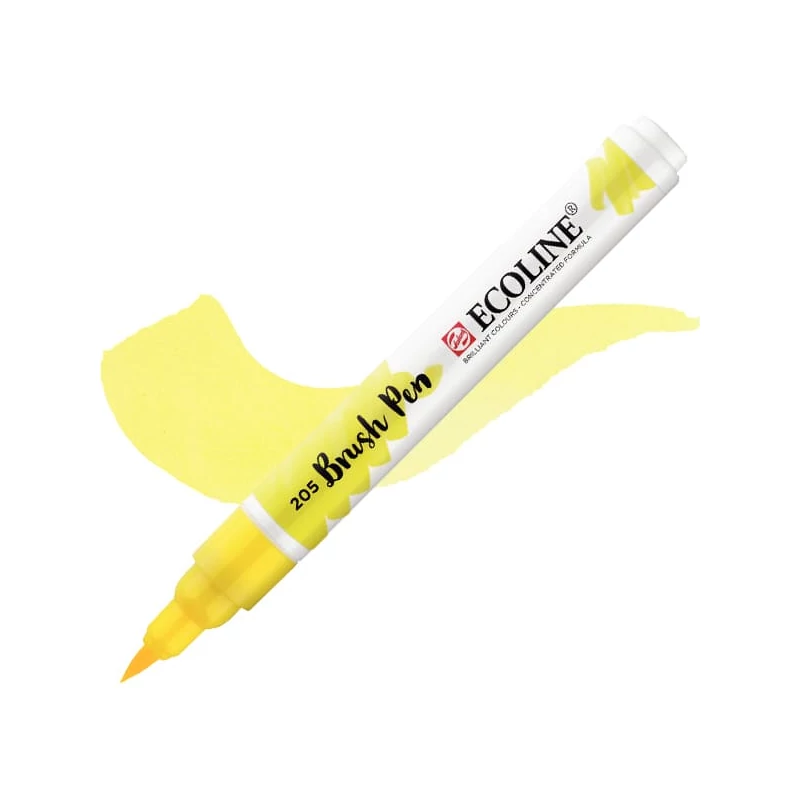 Talens Ecoline Brush Pen akvarell ecsetfilc - 205, lemon yellow