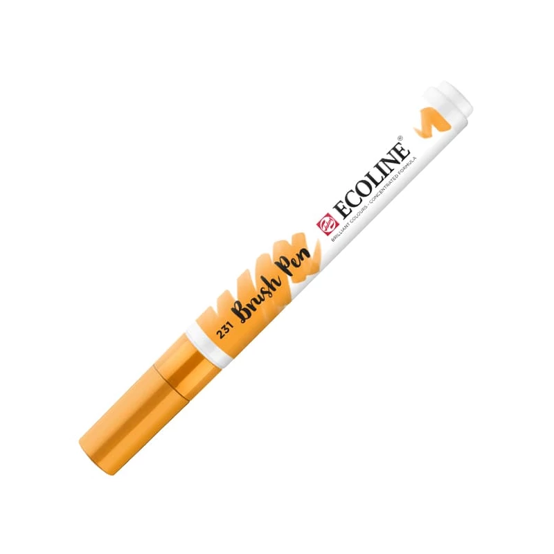 Talens Ecoline Brush Pen akvarell ecsetfilc - 231, gold ochre