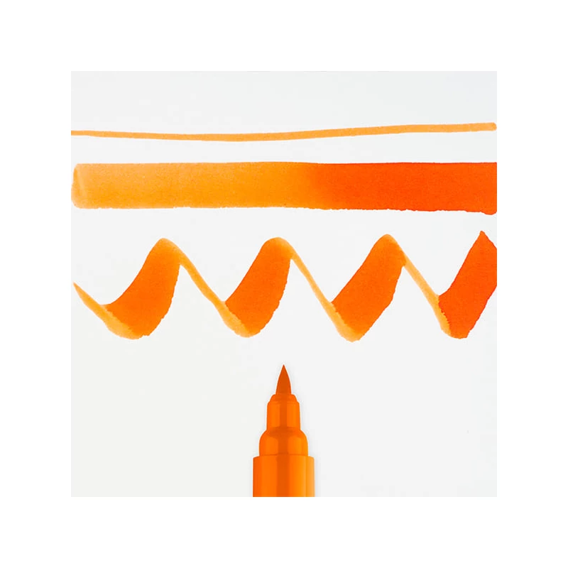 Talens Ecoline Brush Pen akvarell ecsetfilc - 237, deep orange