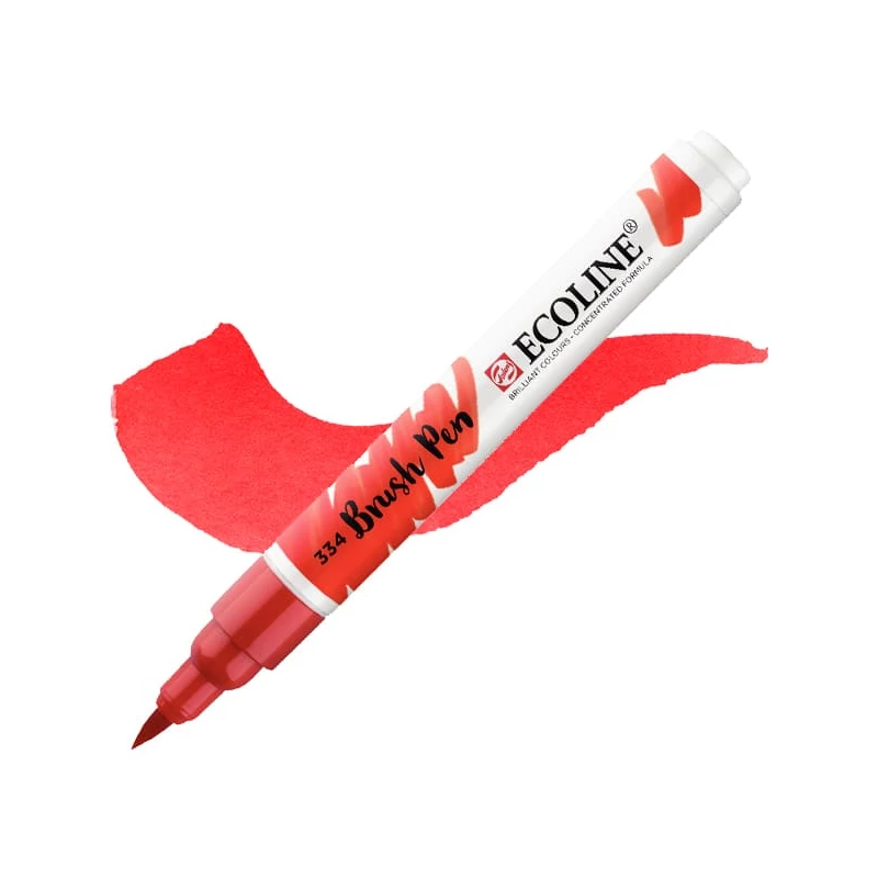 Talens Ecoline Brush Pen akvarell ecsetfilc - 334, scarlet