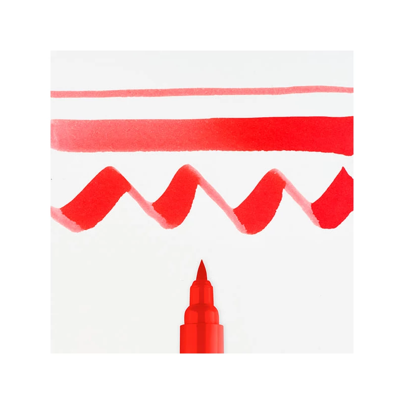 Talens Ecoline Brush Pen akvarell ecsetfilc - 334, scarlet