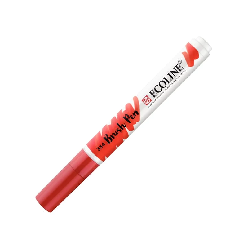 Talens Ecoline Brush Pen akvarell ecsetfilc - 334, scarlet