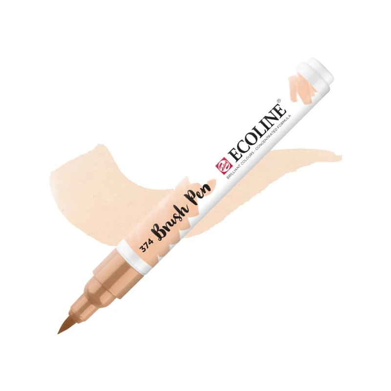 Talens Ecoline Brush Pen akvarell ecsetfilc - 374, pink beige