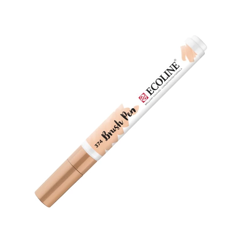 Talens Ecoline Brush Pen akvarell ecsetfilc - 374, pink beige