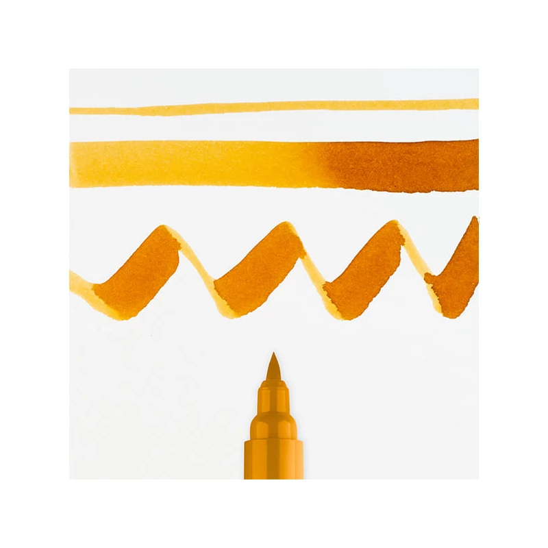 Talens Ecoline Brush Pen akvarell ecsetfilc - 407, deep ochre