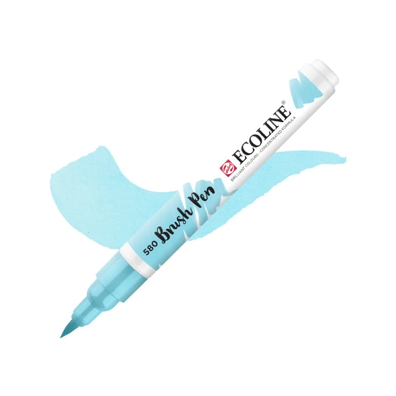 Talens Ecoline Brush Pen akvarell ecsetfilc - 580, pastel blue