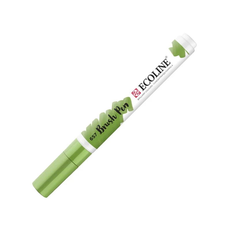 Talens Ecoline Brush Pen akvarell ecsetfilc - 657, bronze green