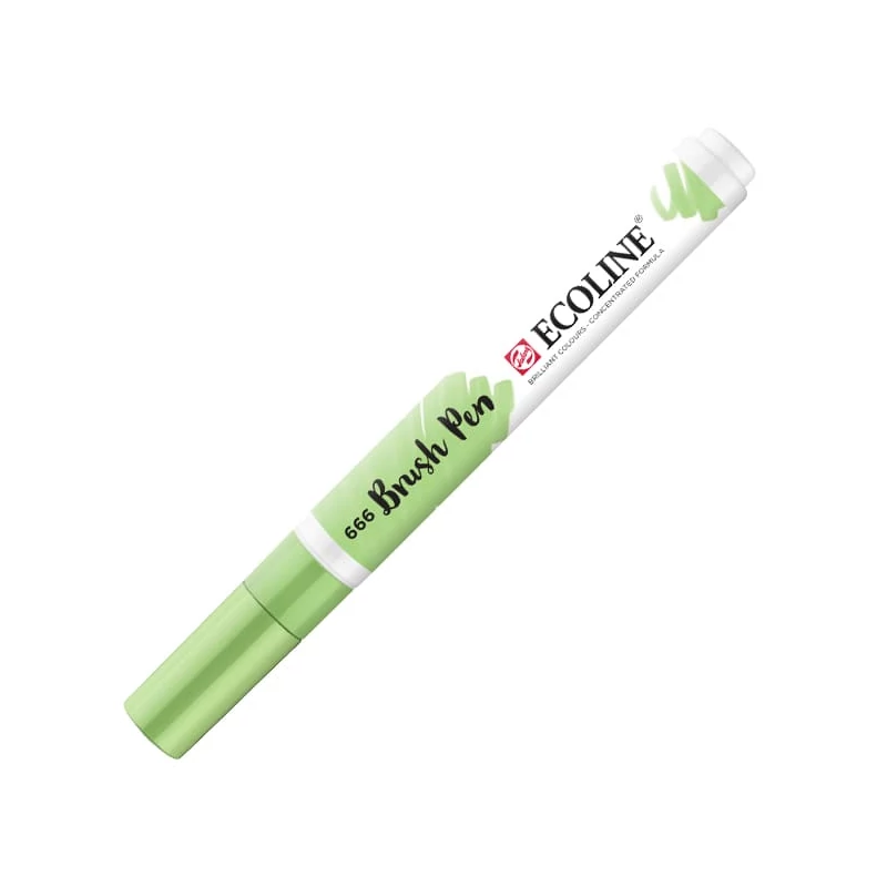 Talens Ecoline Brush Pen akvarell ecsetfilc - 666, pastel green