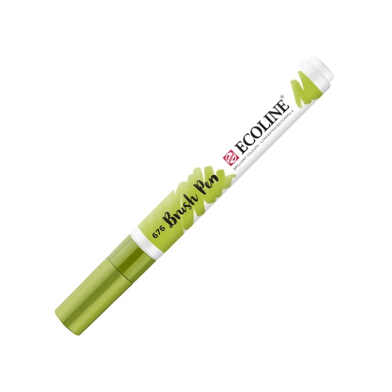 Talens Ecoline Brush Pen akvarell ecsetfilc - 676, grass green