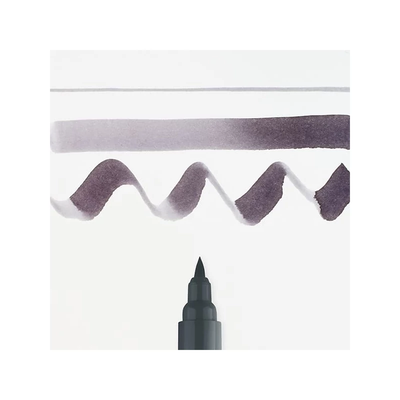 Talens Ecoline Brush Pen akvarell ecsetfilc - 706, deep grey