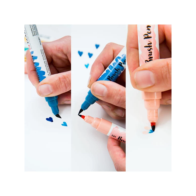 Talens Ecoline Brush Pen akvarell ecsetfilc - 728, warm grey light