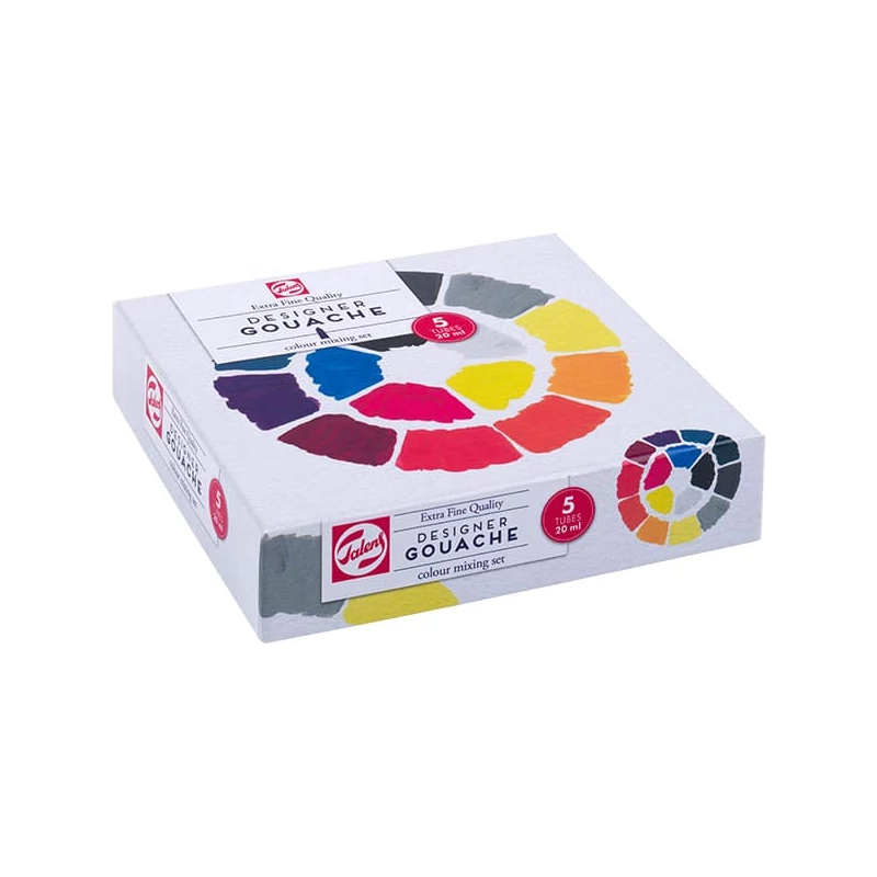 Talens Extra Fine gouache festék készlet - 5x20 ml, mixing set