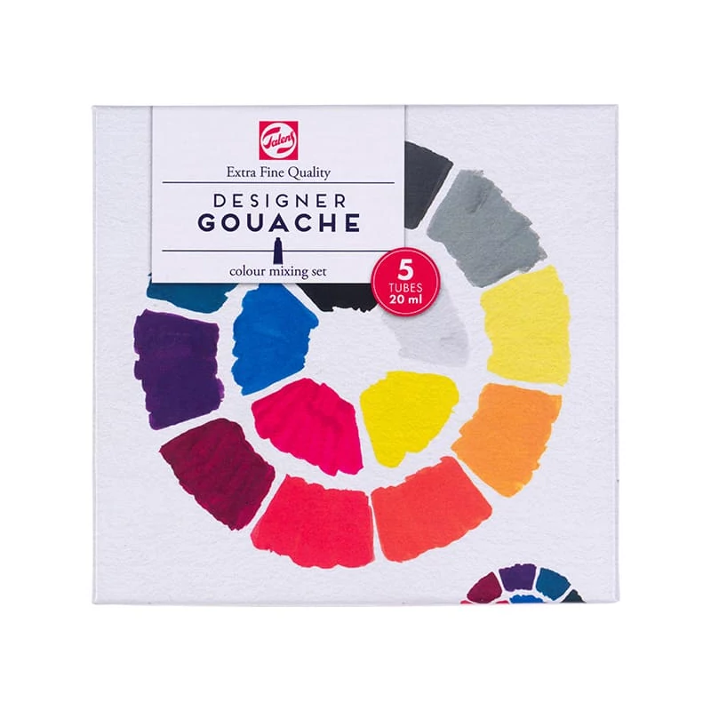 Talens Extra Fine gouache festék készlet - 5x20 ml, mixing set