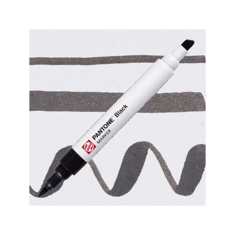 Talens Pantone kétvégű ecsetfilc - black