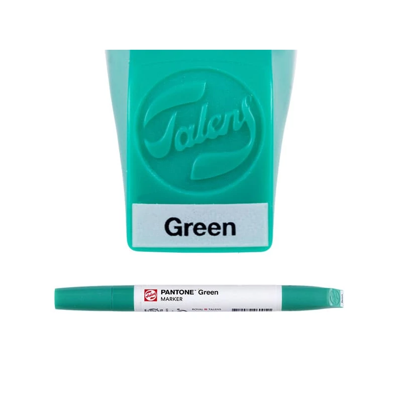 Talens Pantone kétvégű ecsetfilc - green