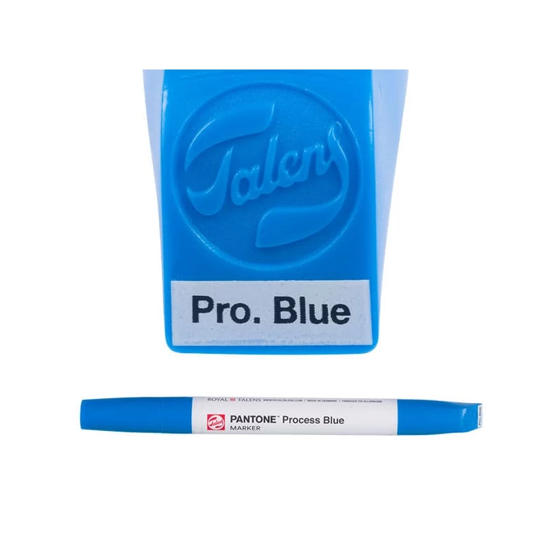 Talens Pantone kétvégű ecsetfilc - process blue