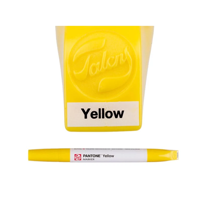 Talens Pantone kétvégű ecsetfilc - yellow