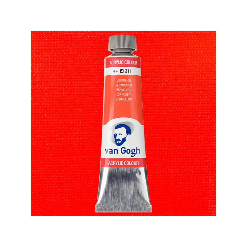 Talens Van Gogh akrilfesték, 40 ml - 311, vermilion