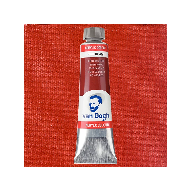 Talens Van Gogh akrilfesték, 40 ml - 339, light oxide red