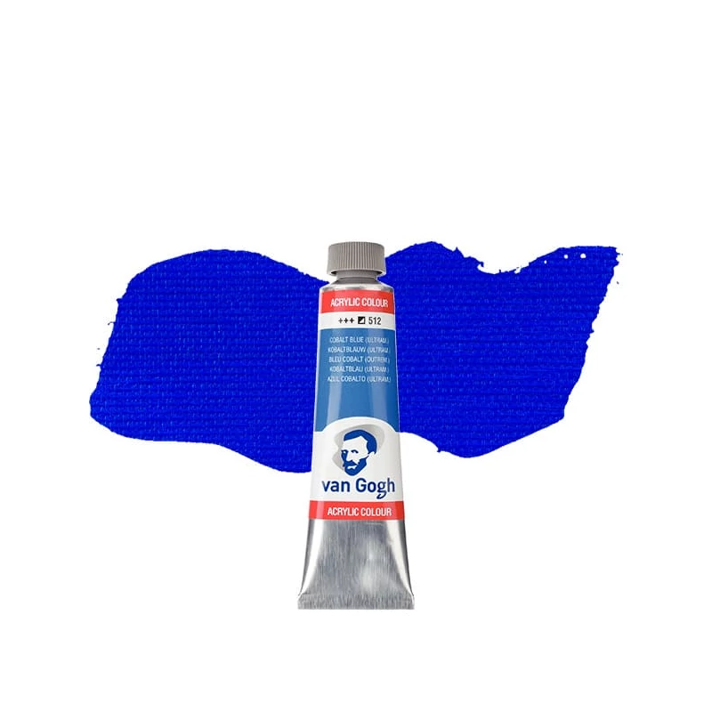 Talens Van Gogh akrilfesték, 40 ml - 512, cobalt blue