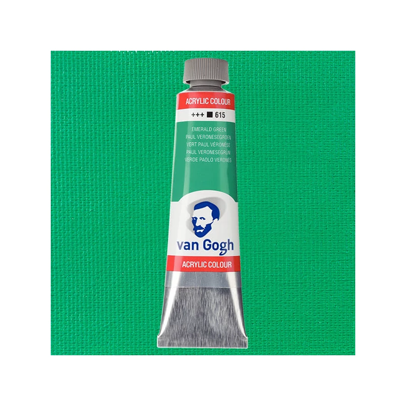 Talens Van Gogh akrilfesték, 40 ml - 615, emerald green