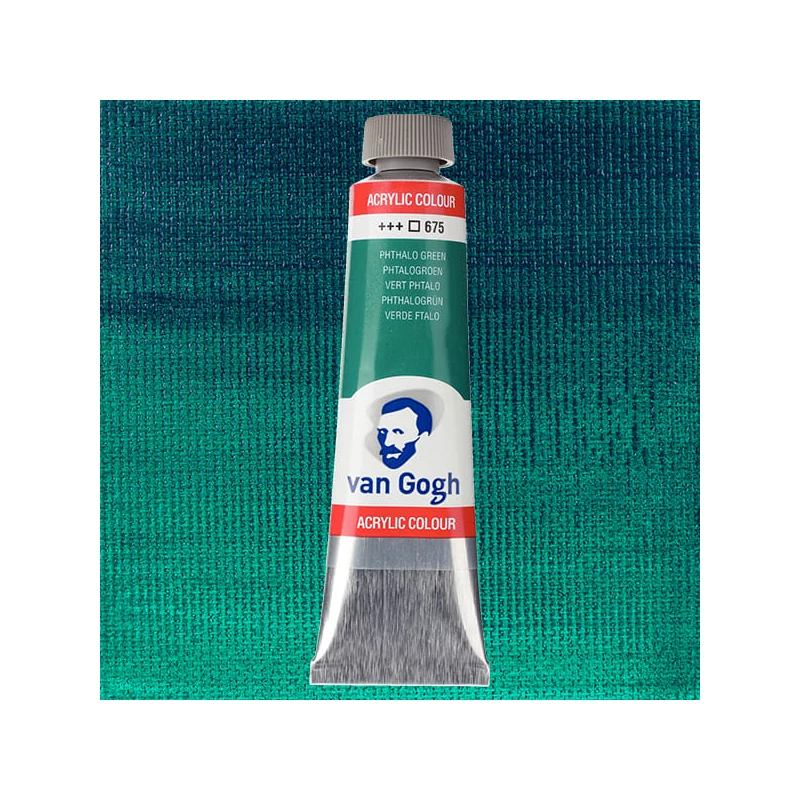 Talens Van Gogh akrilfesték, 40 ml - 675, phthalo green