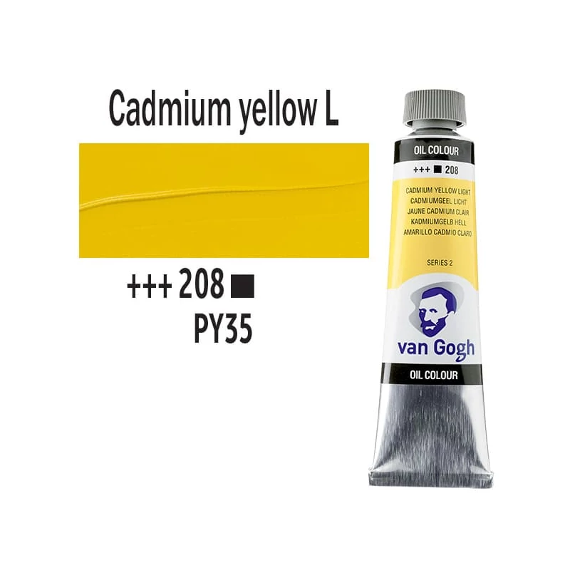 Talens Van Gogh olajfesték, 40 ml - 208, cadmium yellow light