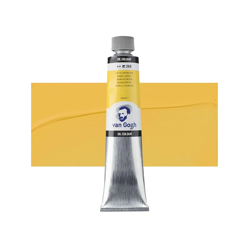 Talens Van Gogh olajfesték, 200 ml - 269, azo yellow medium