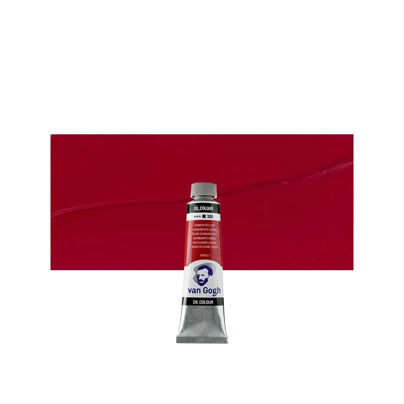 Talens Van Gogh olajfesték, 40 ml - 306, cadmium red deep