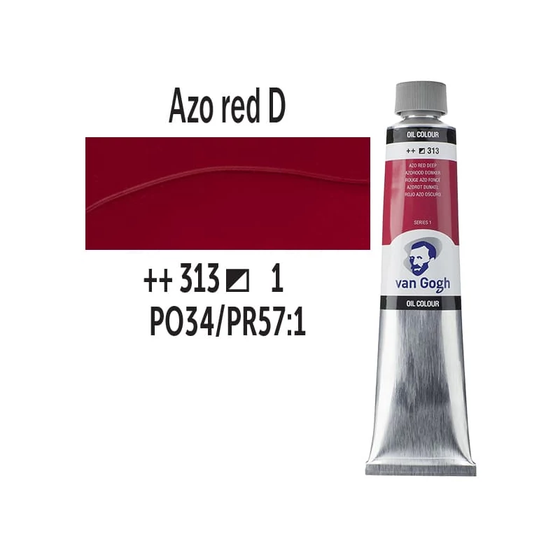 Talens Van Gogh olajfesték, 200 ml - 313, azo red deep