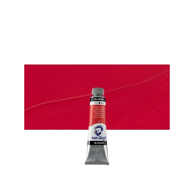 Talens Van Gogh olajfesték, 40 ml - 314, cadmium red medium