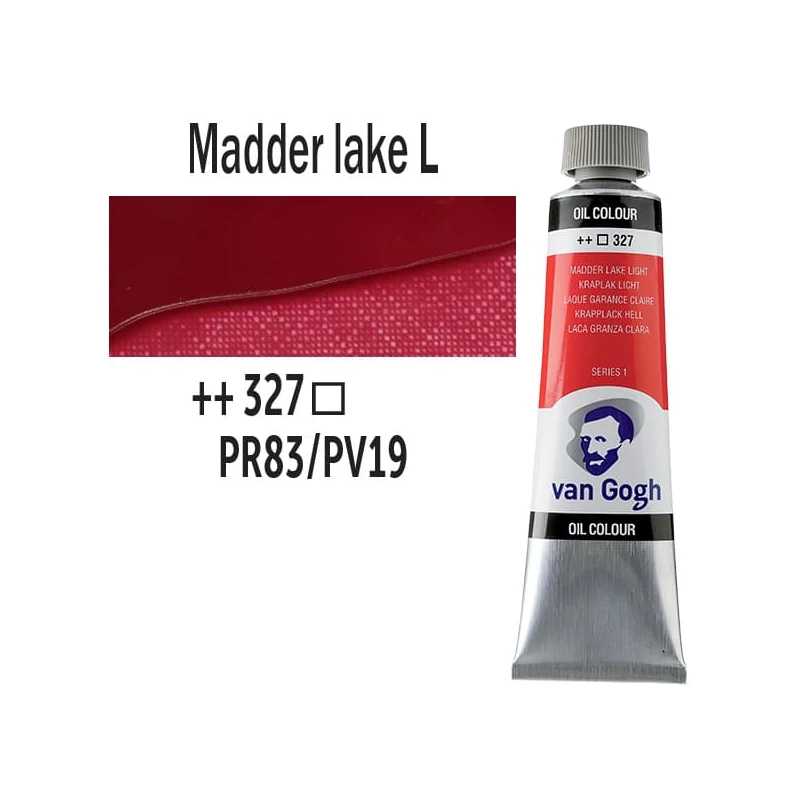 Talens Van Gogh olajfesték, 40 ml - 327, madder lake light