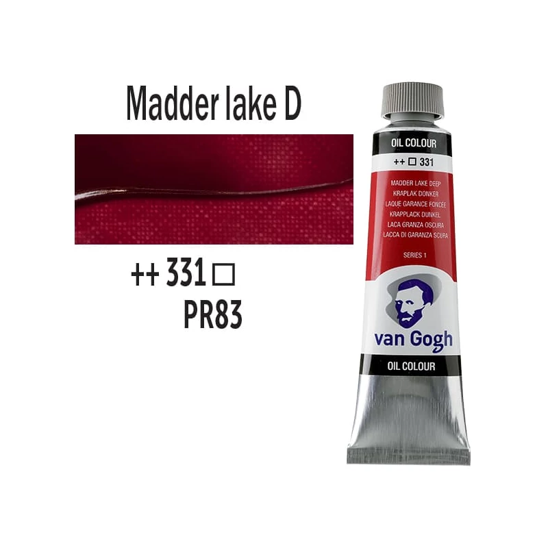 Talens Van Gogh olajfesték, 40 ml - 331, madder lake deep