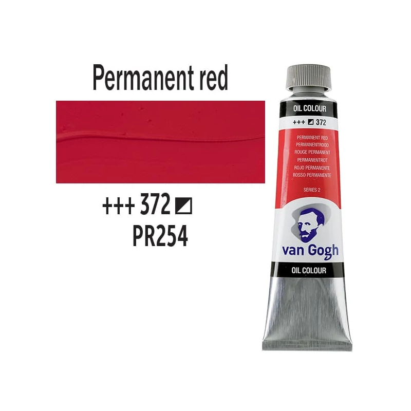 Talens Van Gogh olajfesték, 40 ml - 372, permanent red