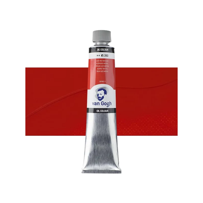 Talens Van Gogh olajfesték, 200 ml - 393, azo red medium