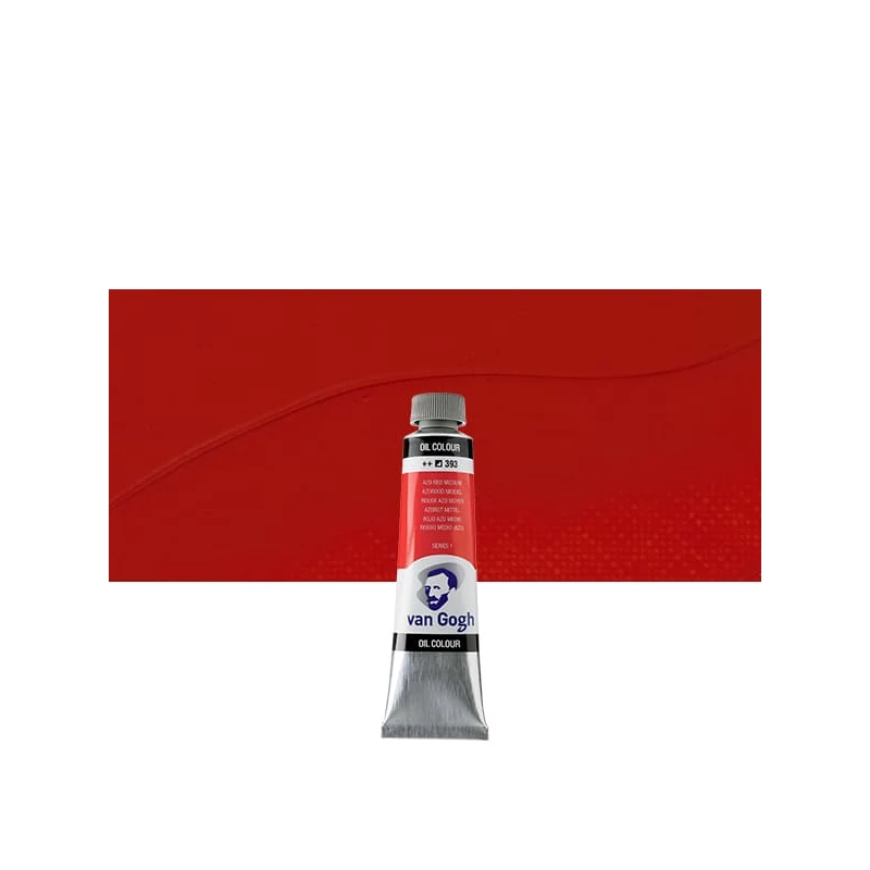 Talens Van Gogh olajfesték, 40 ml - 393, azo red medium