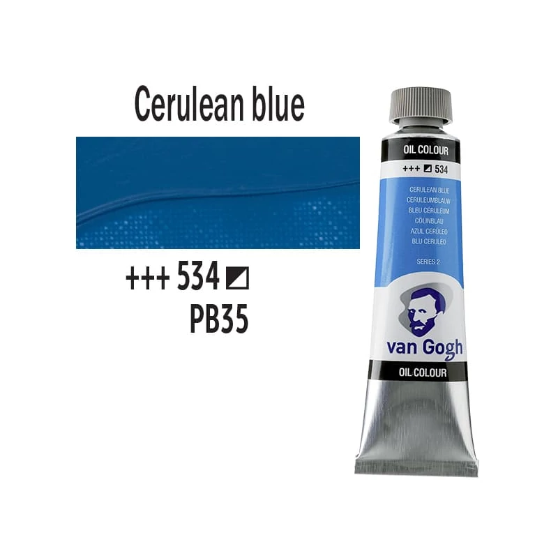 Talens Van Gogh olajfesték, 40 ml - 534, cerulean blue