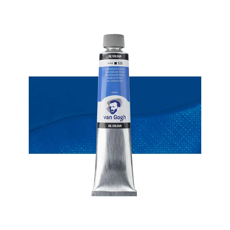 Talens Van Gogh olajfesték, 200 ml - 535, cerulean blue (phthalo)